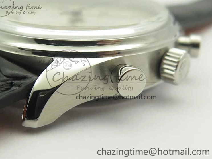 MIROTIME 0822 Portugieser Chrono  42 IW390403 ZF 1:1 Best Edition White Dial Blue Hand on Black Leather Strap A WellDesigned 7190